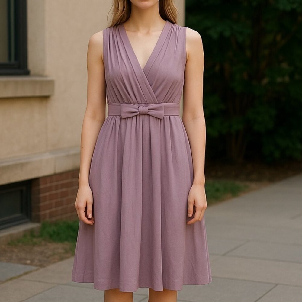 Ann Taylor Lavender Mini Dress